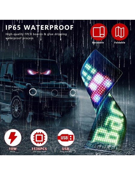 Luces LED Ojos del Diablo ICEFLY para Parabrisas 89.9cm