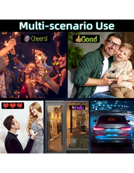 Luces Ojos de Diablo YXNXLIGHT 34.8cm LED Personalizables