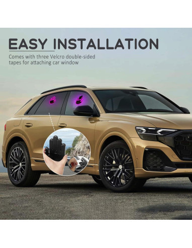 Luz LED de Dedo ISUNMEA Rosa con Control Remoto y Gestos