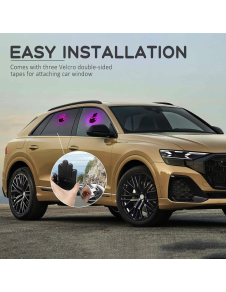 Luz LED de Dedo ISUNMEA Rosa con Control Remoto y Gestos