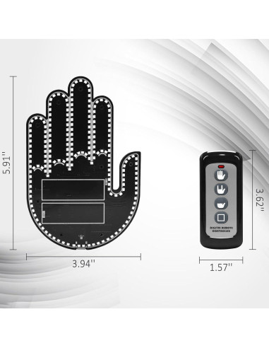 Luz LED de Dedo ISUNMEA Rosa con Control Remoto y Gestos