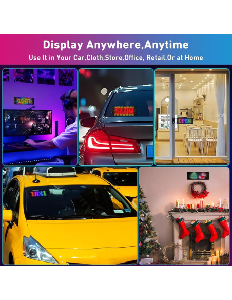 Señal LED Programable UPONELED Ojos Diabólicos 17.3x7cm Bluetooth