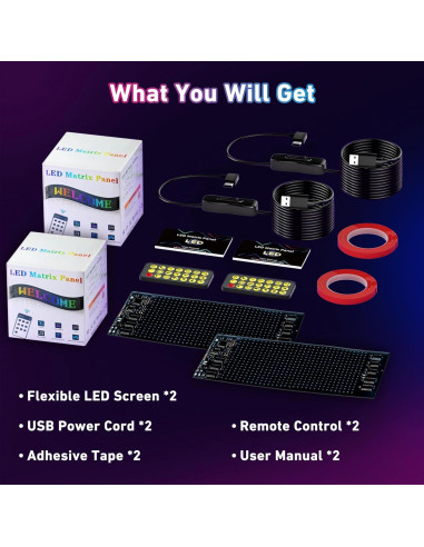 Señal LED Programable UPONELED Ojos Diabólicos 17.3x7cm Bluetooth