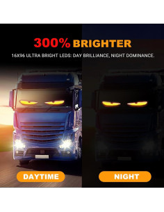 Luz LED Diabólica ALDST 24" para Autos y Camiones - Personalizable 2