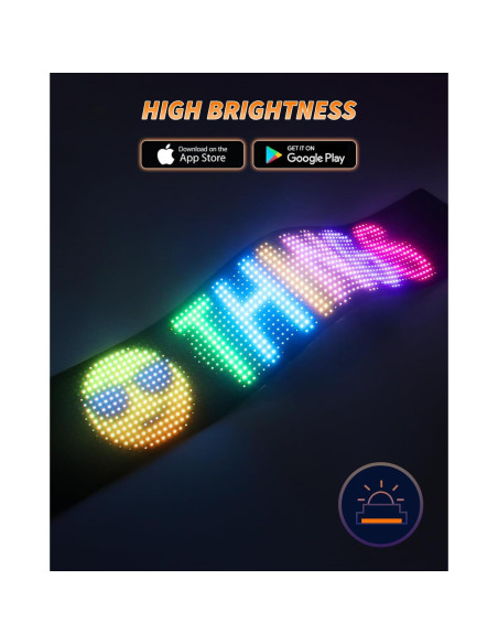 Luces LED Ojos de Diablo GSOWO 59.4x11.9cm Impermeables