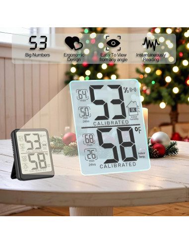 Termómetro Digital de Habitación Antonki - Higrómetro Interior