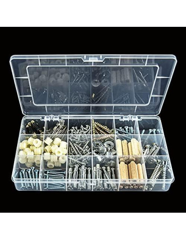 Caja Organizadora de Hilo Bouti1583 con 18 Compartimentos