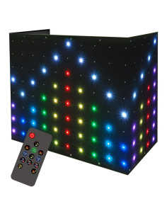 Cortina LED en Movimiento 1x2.1m - Control Remoto y Sonido