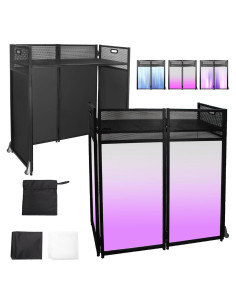 Mesa DJ Portátil Facade 104 cm x 53 cm - Estructura Metalica