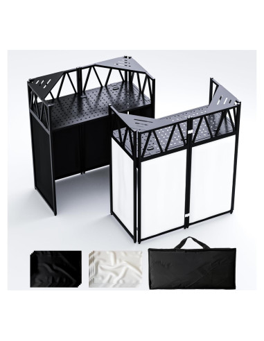 Soporte de mesa DJ portátil RDCMKL ajustable 101.6x50.8 cm