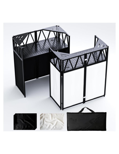 Soporte de mesa DJ portátil RDCMKL ajustable 101.6x50.8 cm