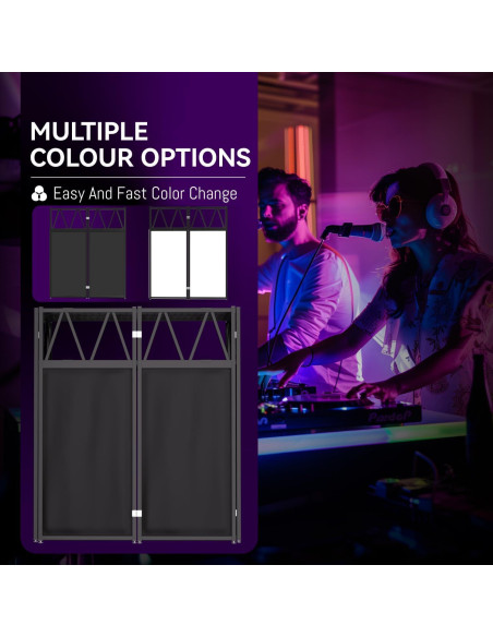 Soporte de mesa DJ portátil RDCMKL ajustable 101.6x50.8 cm