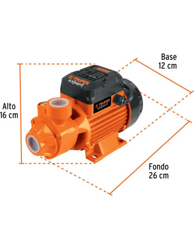 Bomba de Agua Periférica Eléctrica Truper BOAP-1/2 1/2 HP
