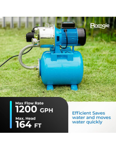 Bomba de Pozo Profundo BOMGIE 1.5HP Acero Inoxidable 1200GPH 2