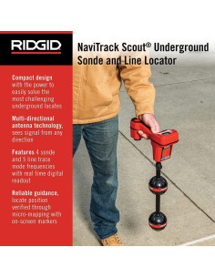 Localizador de Tuberías RIDGID NaviTrack Scout 19238 Compacto 2