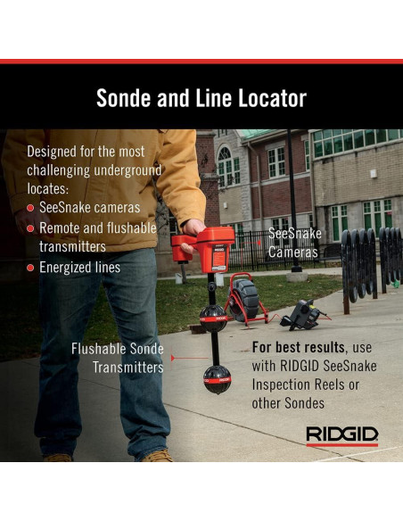 Localizador de Tuberías RIDGID NaviTrack Scout 19238 Compacto