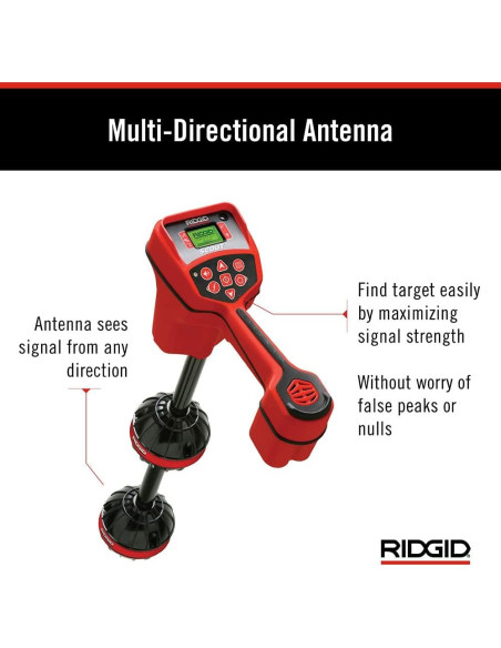 Localizador de Tuberías RIDGID NaviTrack Scout 19238 Compacto
