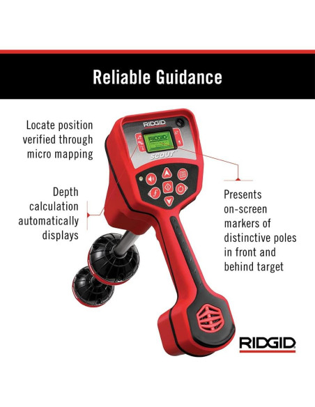 Localizador de Tuberías RIDGID NaviTrack Scout 19238 Compacto