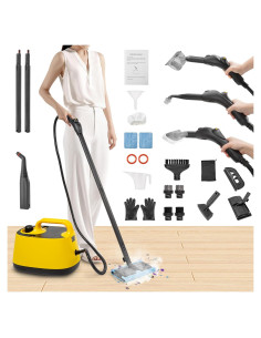 Limpiador a Vapor WICHEMI 1500W 1.5L con 26 Accesorios