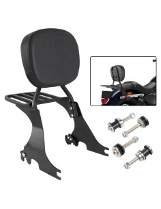 AUFER Respaldo Bajo Sissy Bar para Motocicleta Sportster 883/1200