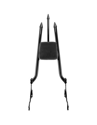 Respaldo Sissy Bar Mofun 79 cm Negro Brillante para Harley 2009-2025