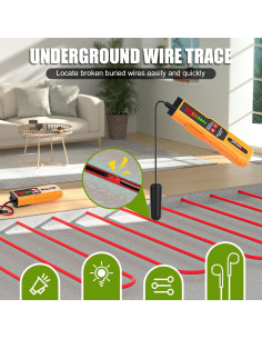 Localizador de Cables Subterráneos VXSCAN F04 con Auriculares 2