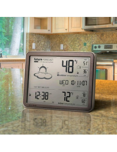 Estación Meteorológica Inalámbrica AcuRite 75077A3M LCD Negra 2