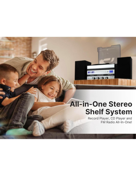 Centro Musical Victor VDTS-5400 5-en-1 Bluetooth CD USB FM