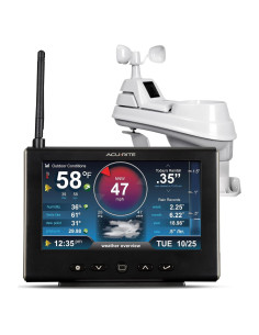 Estación Meteorológica AcuRite Iris con Pluviómetro y Sensor Inalámbrico
