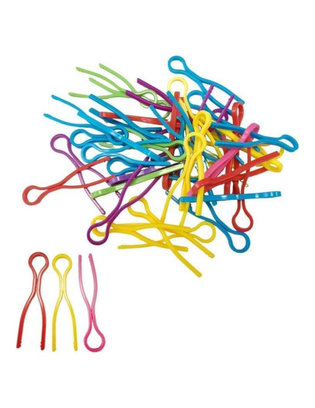 100 Clips de Bobina Coloridos Dangjuacua - Organizador de Costura 100 Clips de Bobina Coloridos Dangjuacua - Organizador de Costura