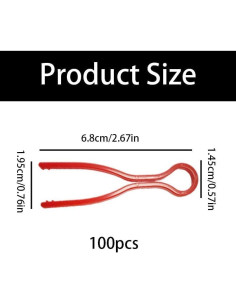 100 Clips de Bobina Coloridos Dangjuacua - Organizador de Costura 2