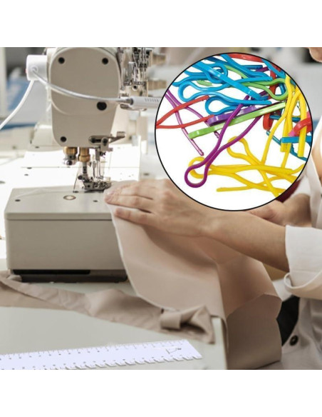 100 Clips de Bobina Coloridos Dangjuacua - Organizador de Costura 100 Clips de Bobina Coloridos Dangjuacua - Organizador de Costura