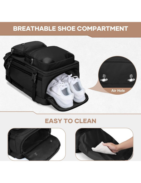 Mochila de Viaje Maelstrom 35L Impermeable para Laptop 17"