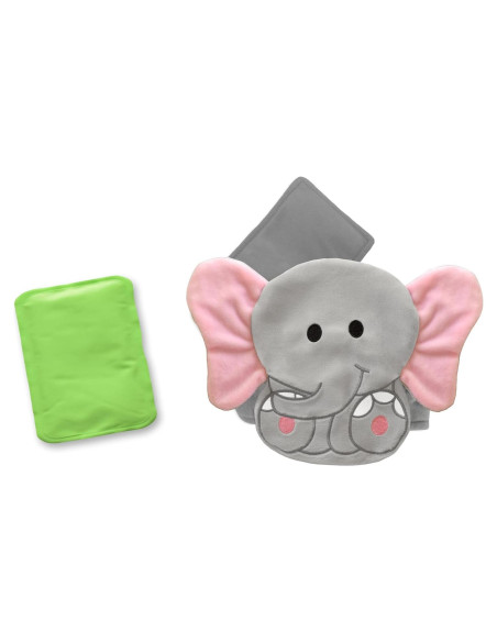 Abrazo de Barriga Bebon Elefante - Almohadilla Térmica para Bebés