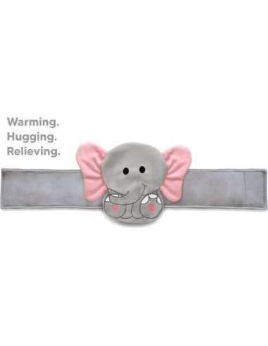 Abrazo de Barriga Bebon Elefante - Almohadilla Térmica para Bebés