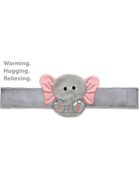 Abrazo de Barriga Bebon Elefante - Almohadilla Térmica para Bebés