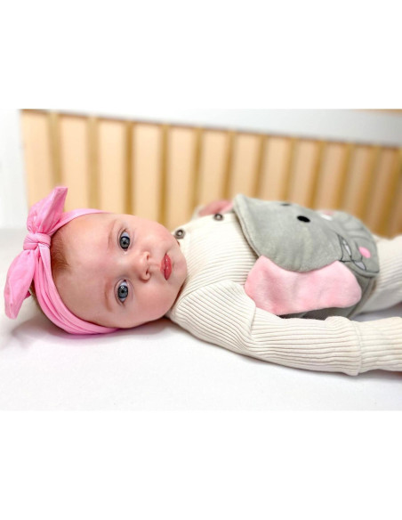Abrazo de Barriga Bebon Elefante - Almohadilla Térmica para Bebés