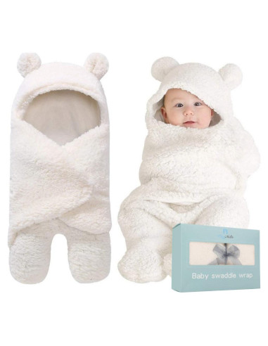 Manta de Envolver Ultra Suave BlueMello para Bebé 0-6 Meses