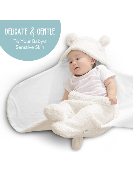 Manta de Envolver Ultra Suave BlueMello para Bebé 0-6 Meses