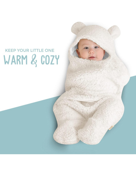 Manta de Envolver Ultra Suave BlueMello para Bebé 0-6 Meses