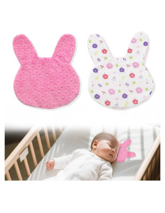 Paquete de 2 Conejos Aromatizados NICU Rosa - Confort para Bebés