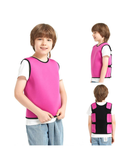 Chaleco de Compresión Sensorial para Niños Seilnvg - Talla X-Small Púrpura