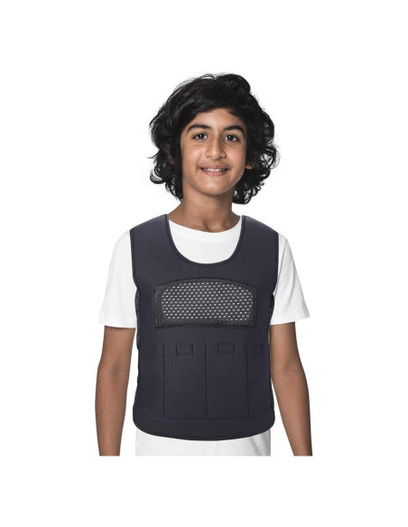 Chaleco de peso ajustable YAFANG para niños 10+ negro 1.36 kg