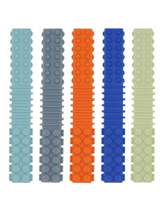Juguetes Masticables Sensoriales Olugu - 5 Tubos de Silicona