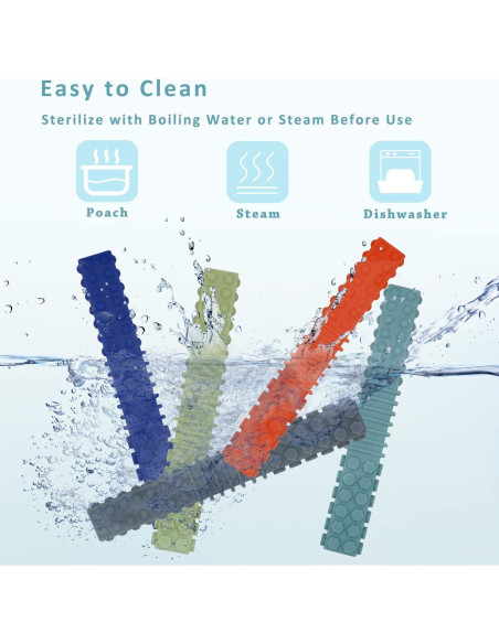 Juguetes Masticables Sensoriales Olugu - 5 Tubos de Silicona