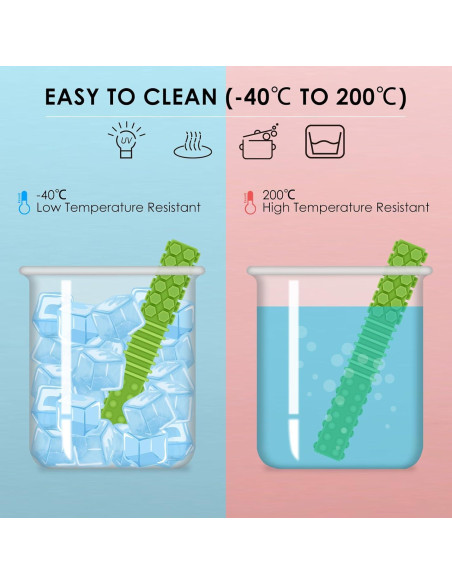 Juguetes Masticables Sensoriales ERKOON para Niños Autistas - 4 Tubos de Silicona