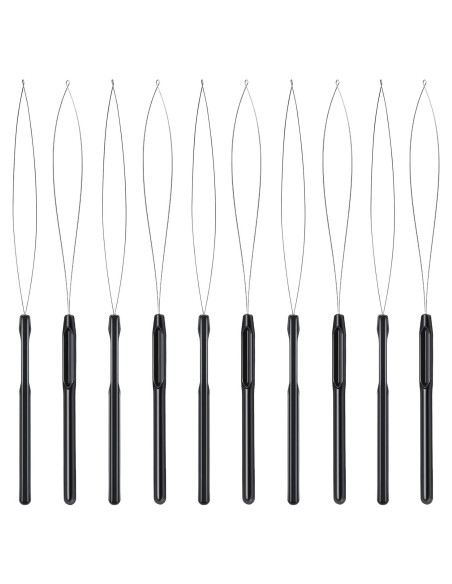 Kit de 10 Agujas de Bucle para Extensiones de Cabello Zonon