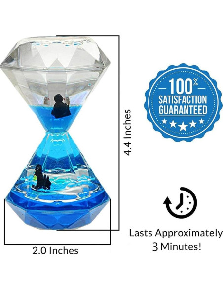 Temporizador de Burbujas Líquidas YUE MOTION - Juguete Antiestrés 14.1 cm