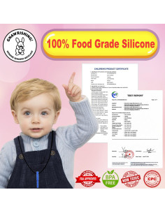 Collar Masticable GNAWRISHING 100% Silicona para Niños 7 cm 2
