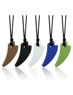 Collares Masticables Sensoriales Hoaisun - Paquete de 5 Silicona